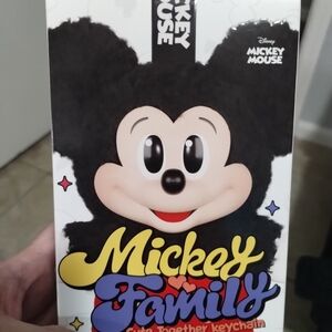 Disney Mickey Family Keychain Set - Black, Red, Yellow